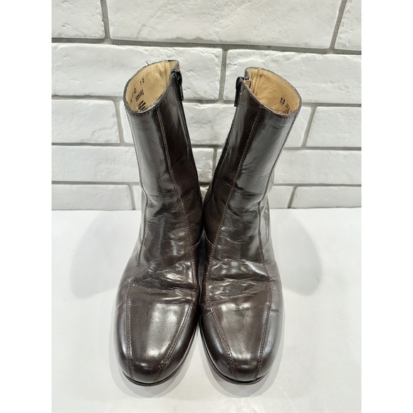 Nunn Bush Brown Dress Boots 7D! Leather Uppers - Picture 1 of 15